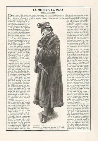 LAMINA BLANCO Y NEGRO 7425:  Paginas femeninas La mujer y la casa