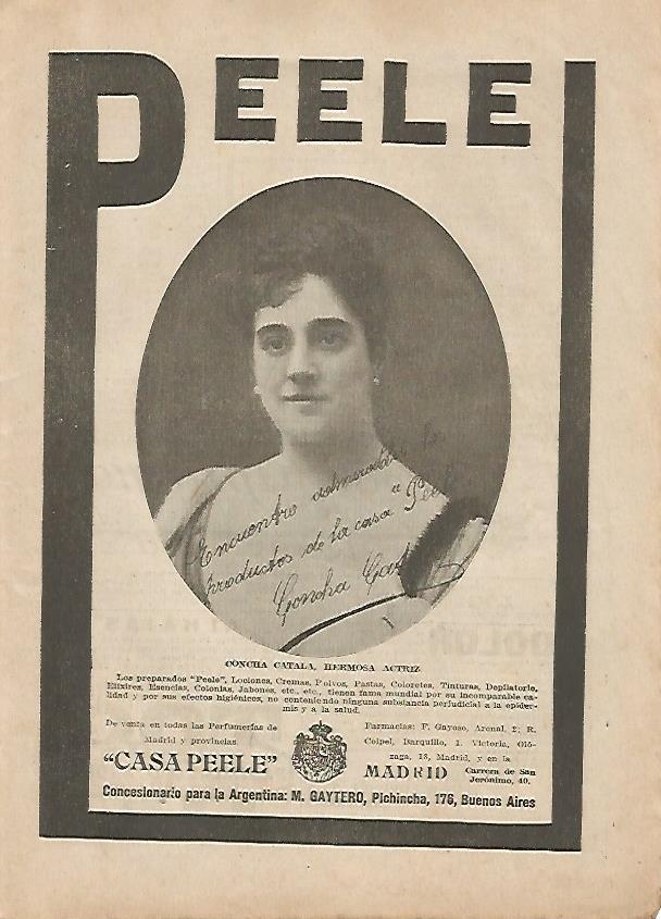 LAMINA BLANCO Y NEGRO 7427: Publicidad de Casa Peele en Madrid