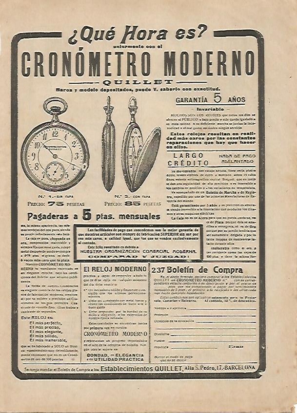 LAMINA BLANCO Y NEGRO 7428: Publicidad de Quillet