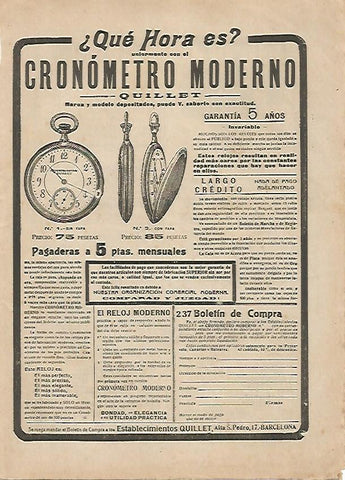 LAMINA BLANCO Y NEGRO 7428: Publicidad de Quillet
