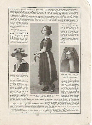 LAMINA BLANCO Y NEGRO 7434: Vestido de la casa Jenny