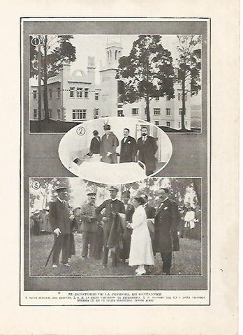 LAMINA BLANCO Y NEGRO 7460: Sanatorio de la Pedrosa en Santander