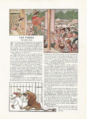 LAMINA BLANCO Y NEGRO 7462: Las Fieras por Joaquin Belda