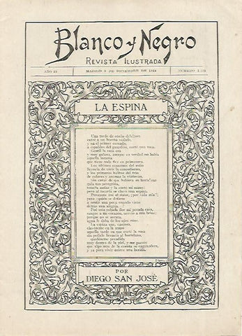 LAMINA BLANCO Y NEGRO 7473: Portada del numero 1433