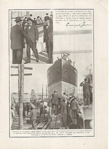 LAMINA BLANCO Y NEGRO 7488: Astillero Echevarrieta