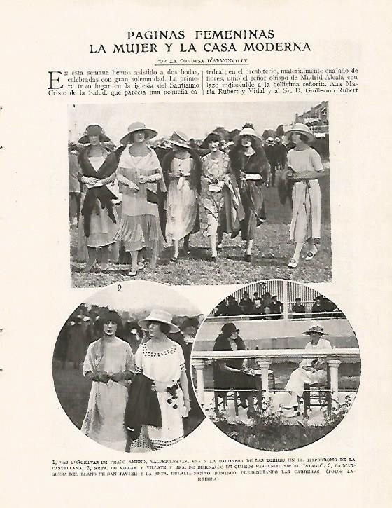 BLANCO Y NEGRO 7506: Paginas femeninas por la Condesa de Armonville