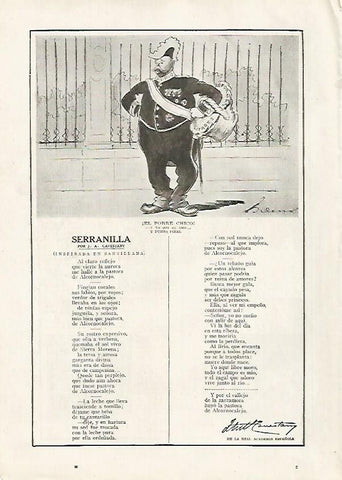 LAMINA BLANCO Y NEGRO 7524: Serranilla por Cavestany