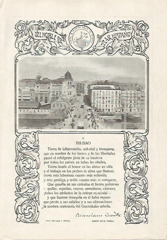 LAMINA BLANCO Y NEGRO 7526: Bilbao