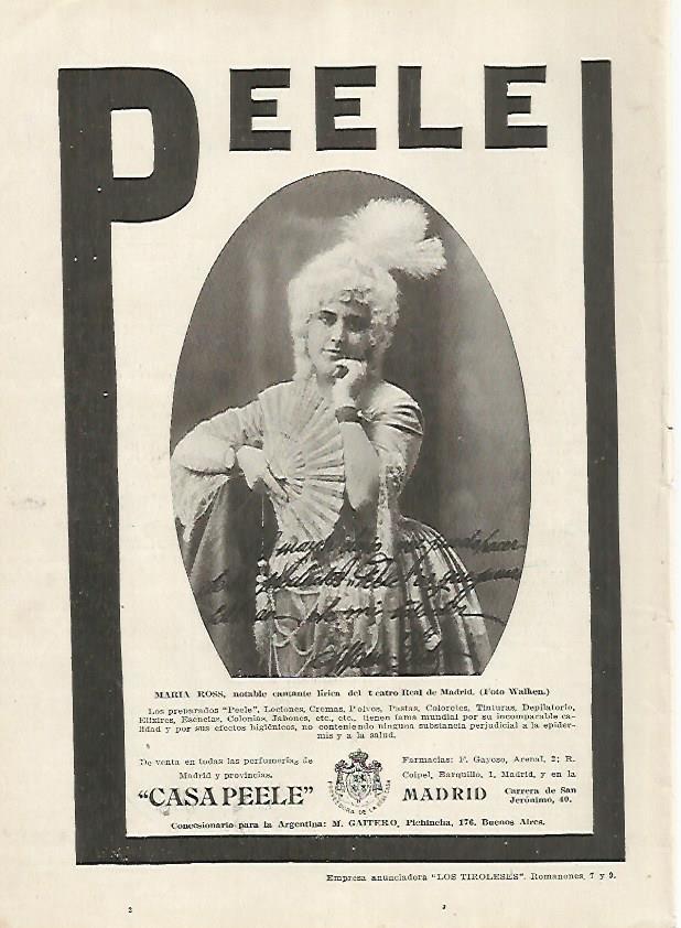 LAMINA BLANCO Y NEGRO 7550: Publicidad de Casa Peele de Madrid