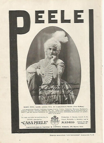 LAMINA BLANCO Y NEGRO 7550: Publicidad de Casa Peele de Madrid