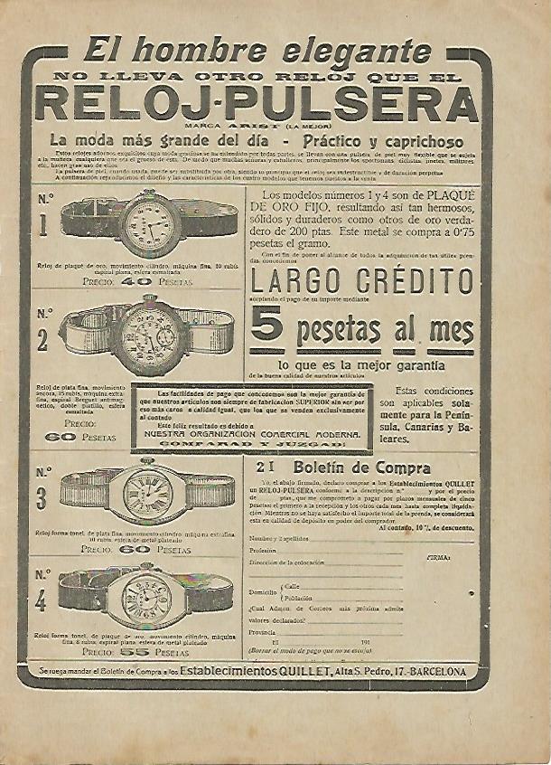 LAMINA BLANCO Y NEGRO 7552: Publicidad de Establecimientos Quillet de Barcelona