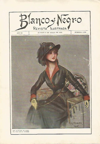 LAMINA BLANCO Y NEGRO 7555: Portada del numero 1299