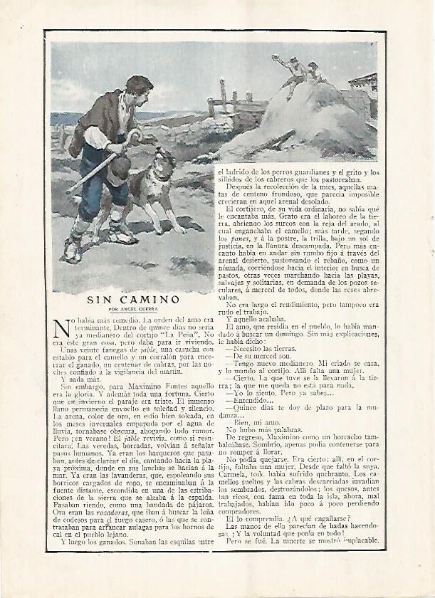 LAMINA BLANCO Y NEGRO 7590: Sin camino por Angel Guerra
