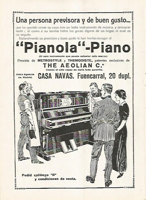 LAMINA BLANCO Y NEGRO 7595: Publicidad de Casas Navas de Madrid