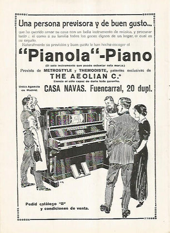 LAMINA BLANCO Y NEGRO 7595: Publicidad de Casas Navas de Madrid