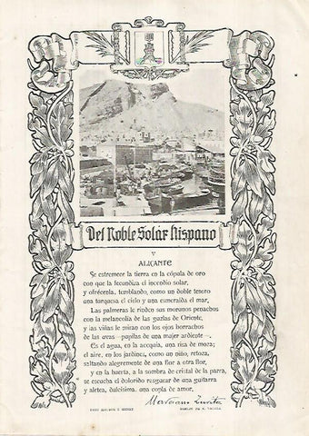LAMINA BLANCO Y NEGRO 7605: Alicante
