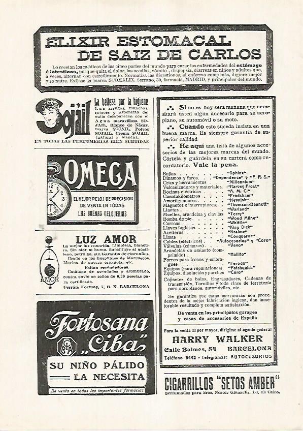 LAMINA BLANCO Y NEGRO 7632: Publicidad de Omega