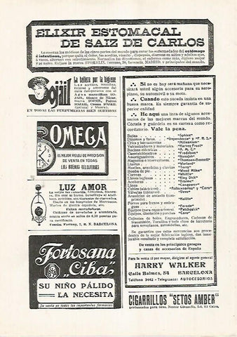 LAMINA BLANCO Y NEGRO 7632: Publicidad de Omega