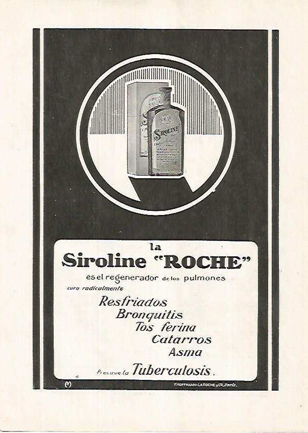 LAMINA BLANCO Y NEGRO 7633: Publicidad de Roche