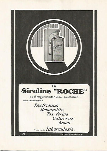 LAMINA BLANCO Y NEGRO 7633: Publicidad de Roche