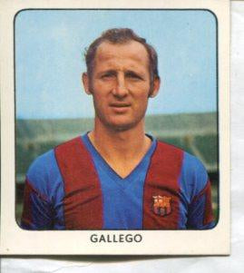 Cromo Coleccion Barça Campeon: Gallego