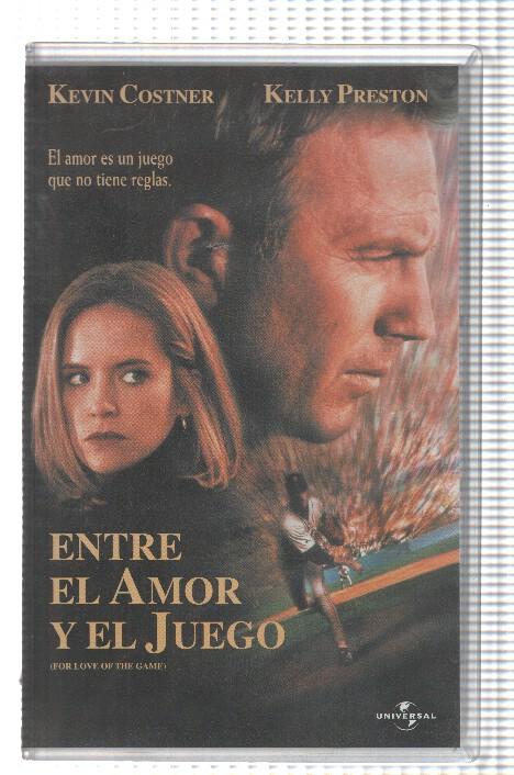 VHS-Cine: ENTRE EL AMOR Y EL JUEGO - Kevin Costner, Kelly Preston (Universal 1999)