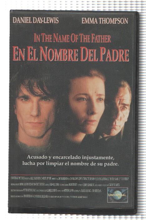 VHS-Cine: EN EL NOMBRE DEL PADRE - Daniel Day-Lewys, Emma Thopson (Universal 1994)