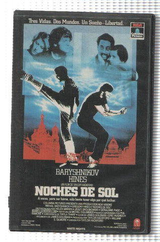 VHS-Cine: NOCHES DE SOL -  Mikhail Baryshnikov y Gregory Hines (RCA 1985)