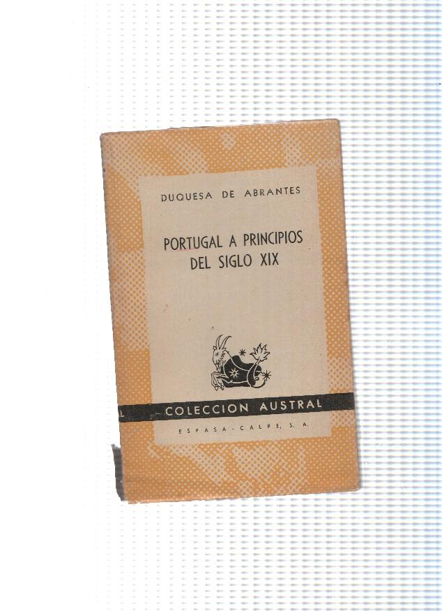coleccion Austral numero 495: Portugal a principios del siglo XIX