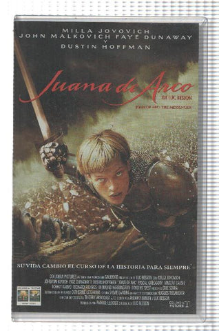 VHS-Cine: JUANA DE ARCO - Milla Jovovich (Columbia 2000)