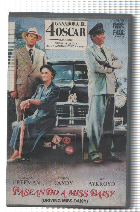 VHS-Cine: PASEANDO A MISS DAISY - Morgan Freeman, Jessica Tandy (FOX 1990)