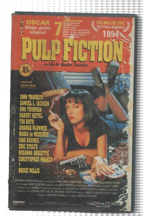 VHS-Cine: PULP FICTION - John Travolta, Samuel L. Jackson (Lauren 1995)