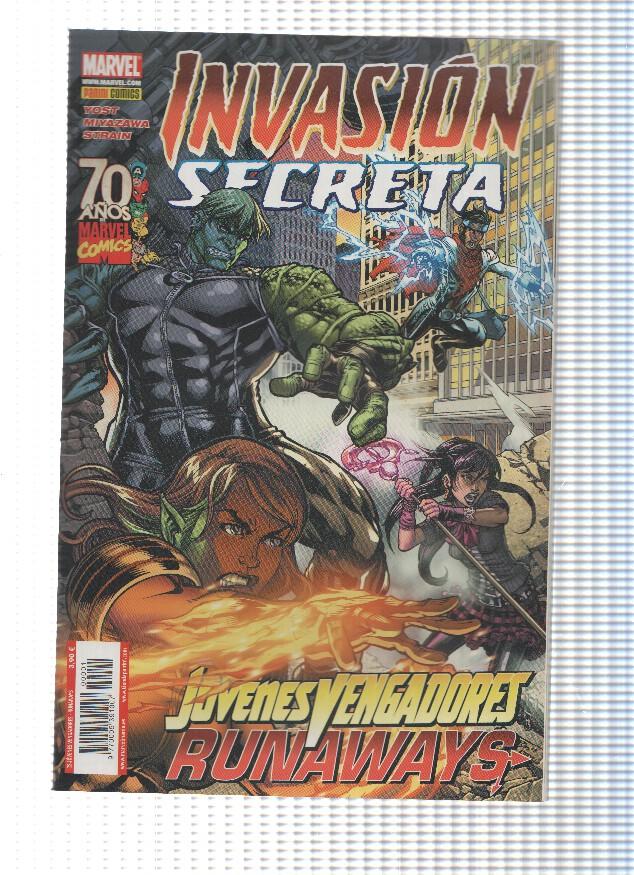 Invasion Secreta: Jovenes Vengadores Runaways numero 01