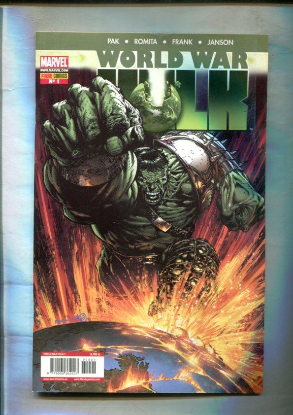 World War Hulk numero 01: en cubierta se indica numero 1 y en interior que es numero 2 (fallo maquetacion)