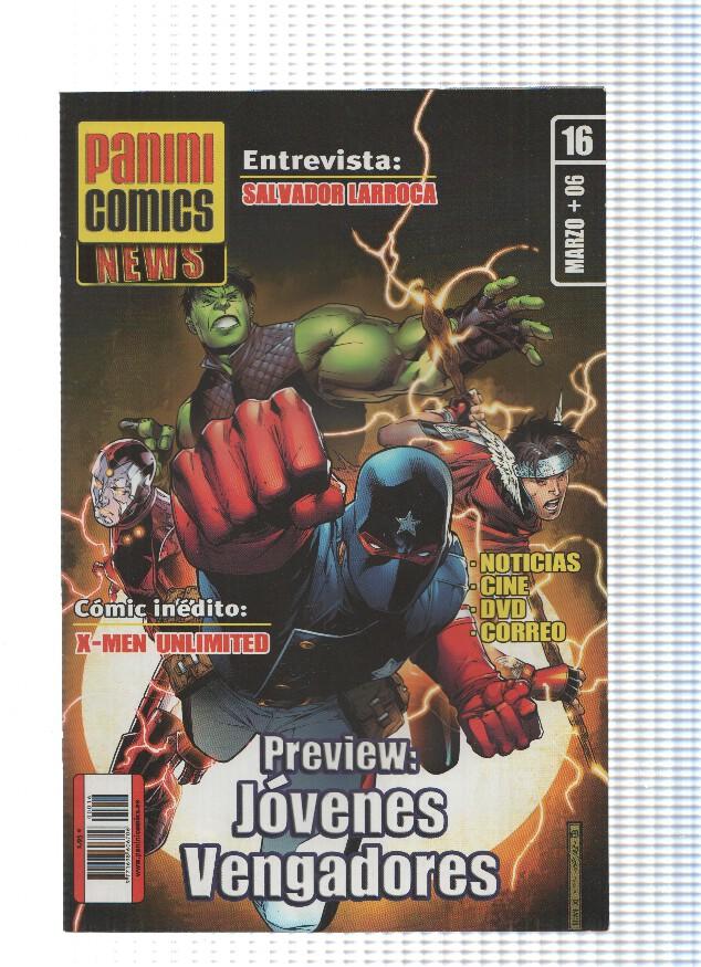 Panini Comics News numero 16 : Comic inedito: X-Men Unlimited-Preview_Jovenes Vengadores