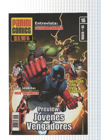 Panini Comics News numero 16 : Comic inedito: X-Men Unlimited-Preview_Jovenes Vengadores