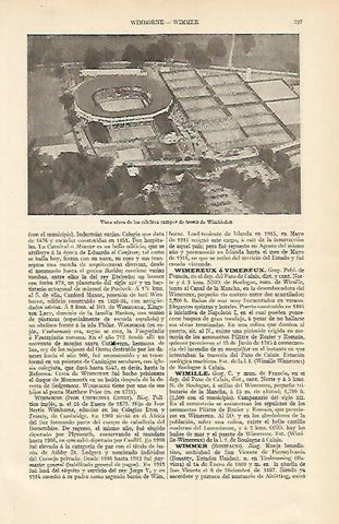 LAMINA ESPASA 1562: Vista aerea de Wimblendon Londres