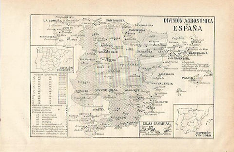 LAMINA ESPASA 15566: Division agronomica de España