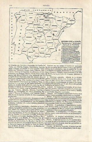 LAMINA ESPASA 15630: Division civil de España