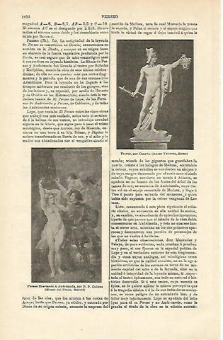 LAMINA ESPASA 15787: Perseo por Canova 