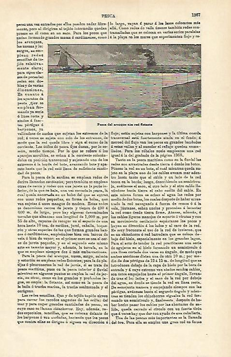 LAMINA ESPASA 15852: Pesca del arenque con red flotante