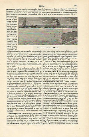 LAMINA ESPASA 15852: Pesca del arenque con red flotante