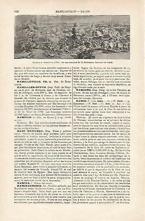LAMINA ESPASA 15934: Batalla de Ramilles en 1706.