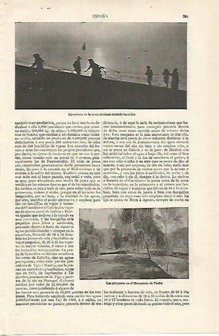 LAMINA ESPASA 15579: Pescadores en las costas de Cataluña