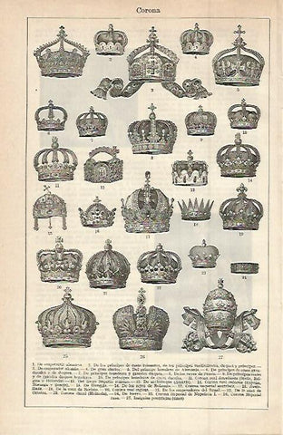 LAMINA ESPASA 15006: Coronas de Europa