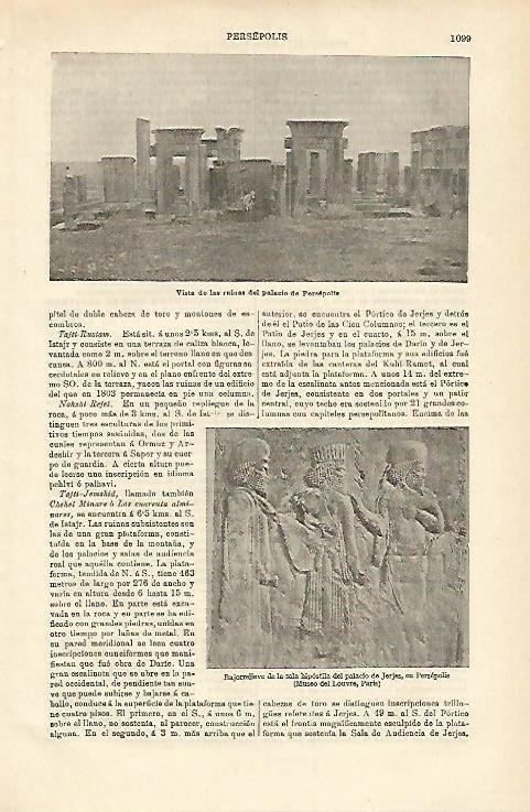 LAMINA ESPASA 15789: Palacio de Persepolis