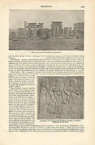 LAMINA ESPASA 15789: Palacio de Persepolis
