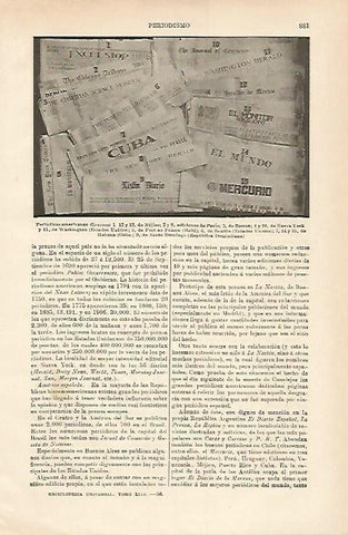 LAMINA ESPASA 15762: Periodicos de Estados Unidos