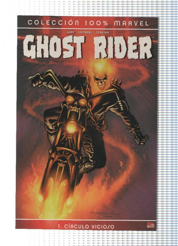 Coleccion 100% MARVEL: GHOST RIDER, Numero 01: CIRCULO VICIOSO (Panini 2007)