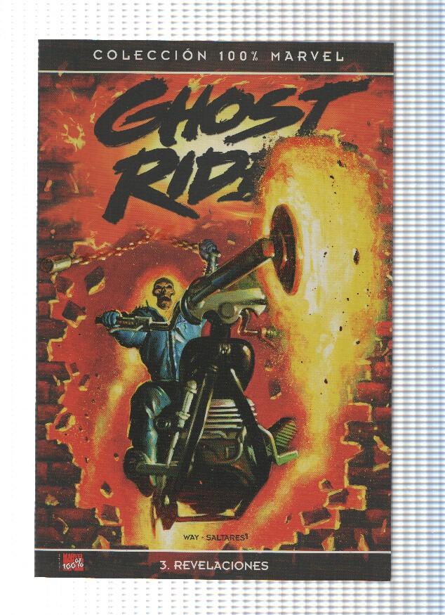 Coleccion 100% MARVEL: GHOST RIDER, Numero 03: REVELACIONES (Panini 2007)